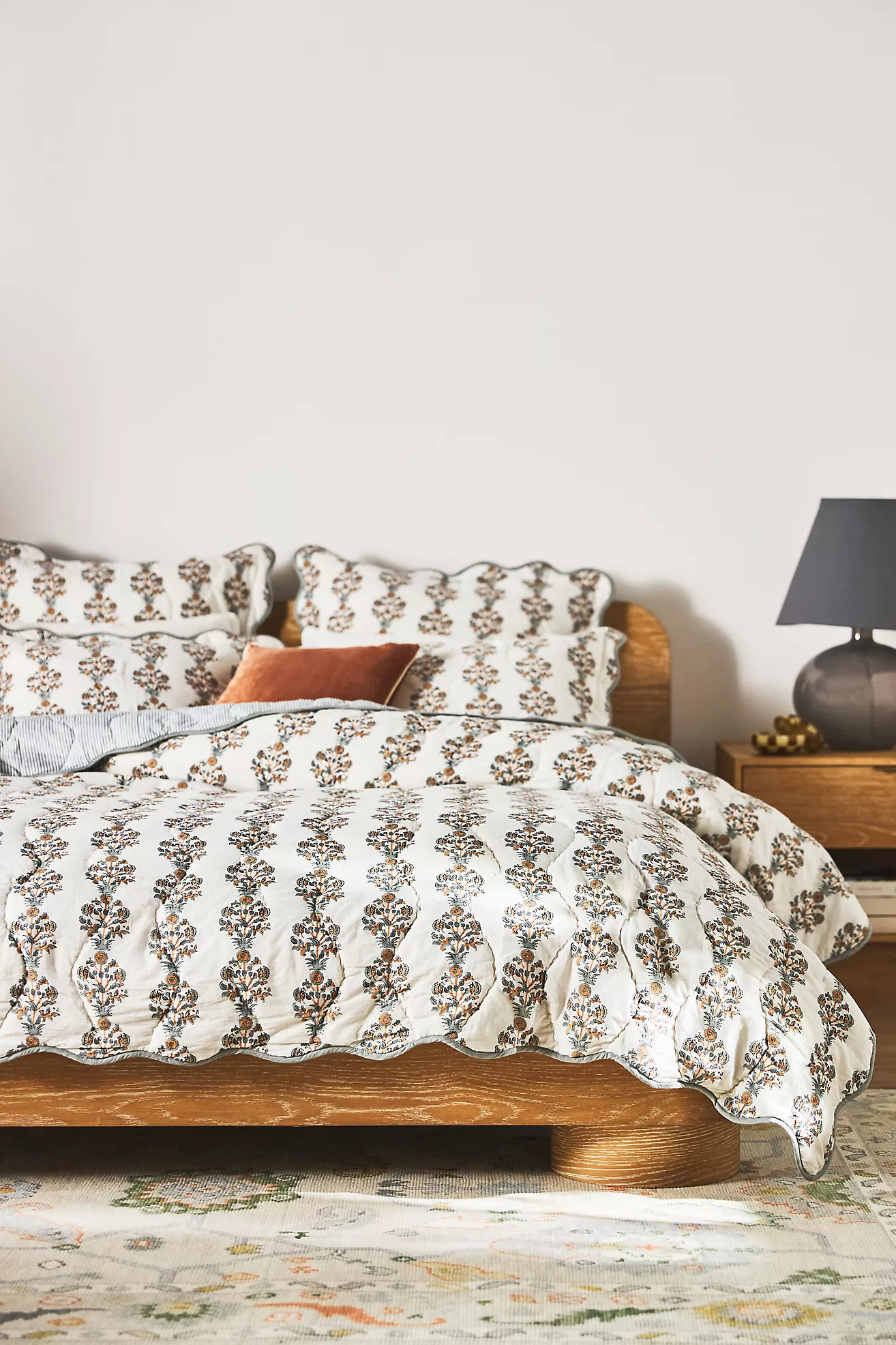 Iluka Cotton Printed Floral Quilt | Anthropologie (US)