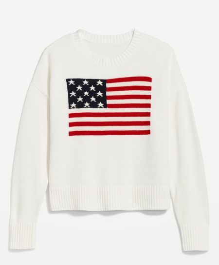 American flag sweater

Cotton sweater

Summer outfit idea

Fourth of july

July 4th outfit

#LTKFindsUnder50 #LTKSeasonal #LTKParties