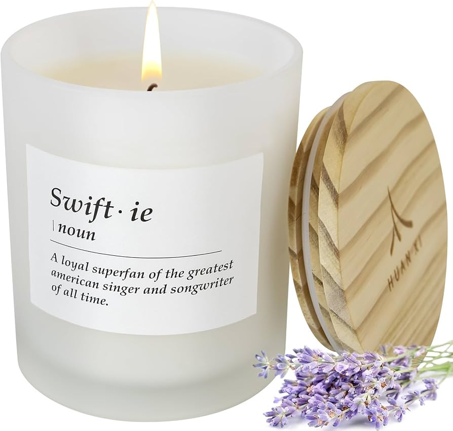 Music Fan Scented Candle,Music Lovers Gifts for Fans Birthday Gift Lavender Scented Candle 10oz (... | Amazon (US)