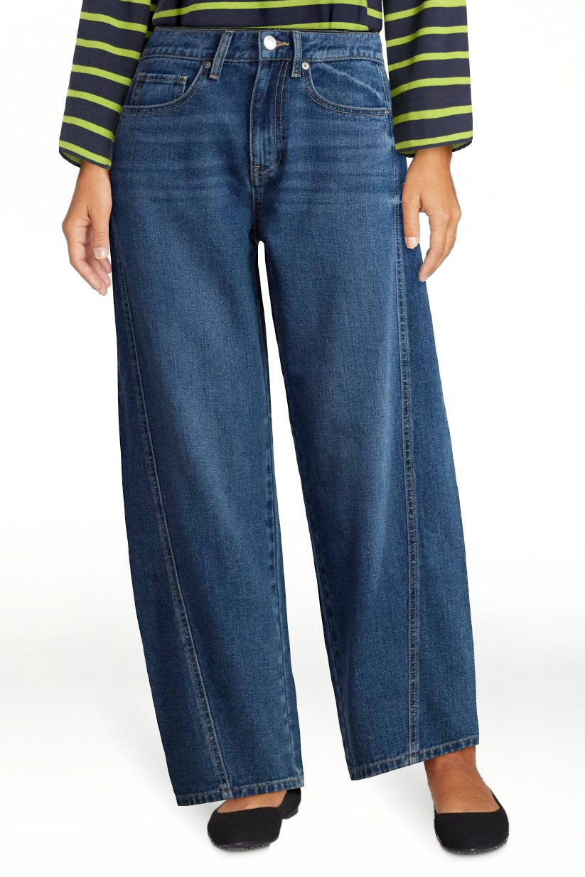 Free Assembly Women's and Women's Plus Barrel Ankle Jeans, 27" Inseam, Sizes 0-26 | Walmart (US)