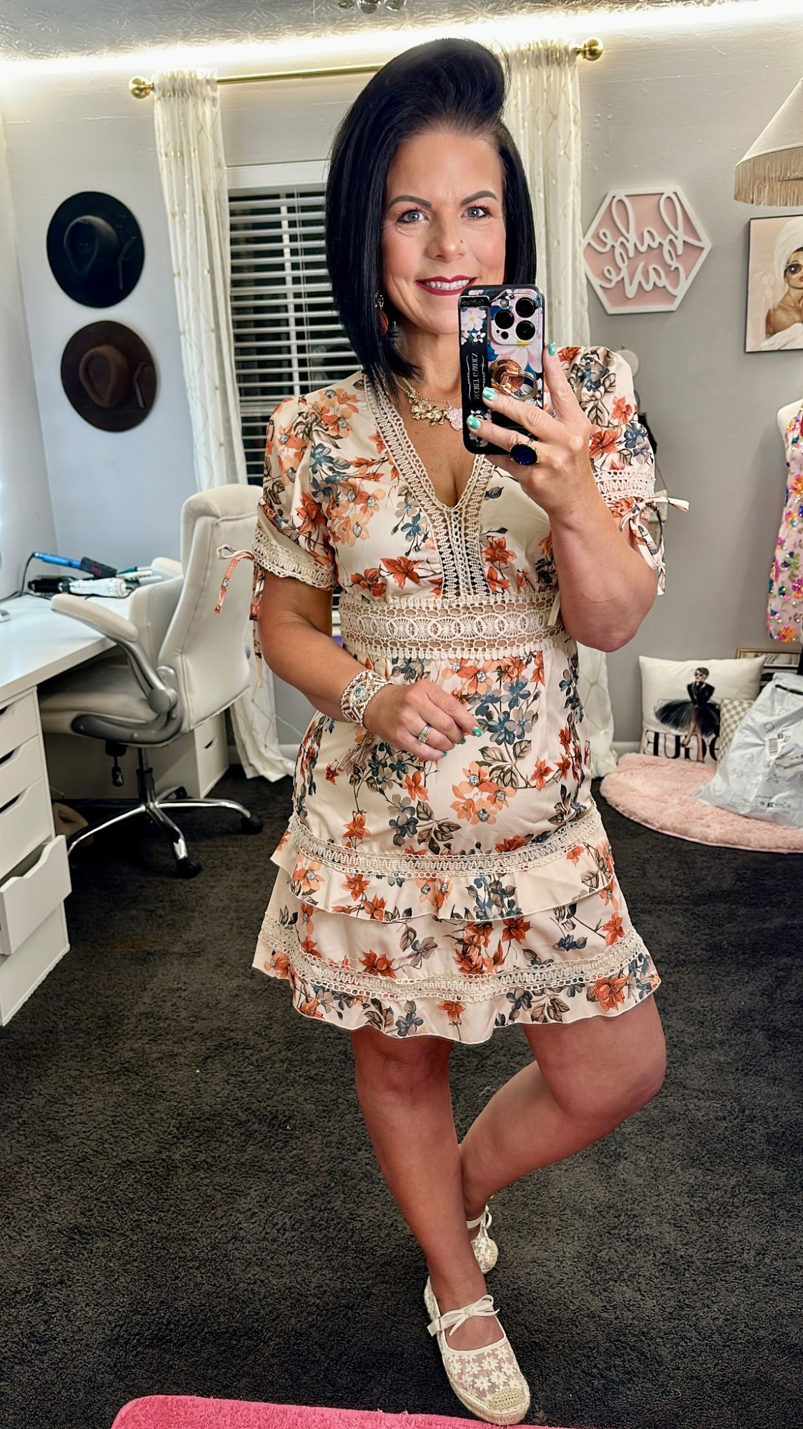Spring Fashion

SHEIN Floral Print Patchwork Lace Trim Casual Vacation Dress
Size Small- size up 1 if in between sizes- I would like the fit better if I was in a medium 

SHUZIA Espadrille, Beige, Mesh, Embroidery, Flower, Bow, Maryjane Spring Shoes Spring Break Easter
TTS 

#sheinhaul #shein #sheinfashion #sheinshoes #sheindress 



#LTKWorkwear #LTKStyleTip #LTKFindsUnder50