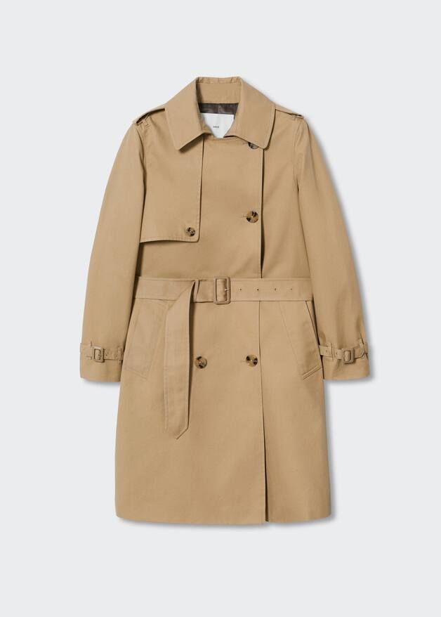 Cotton classic trench coat | MANGO (US)