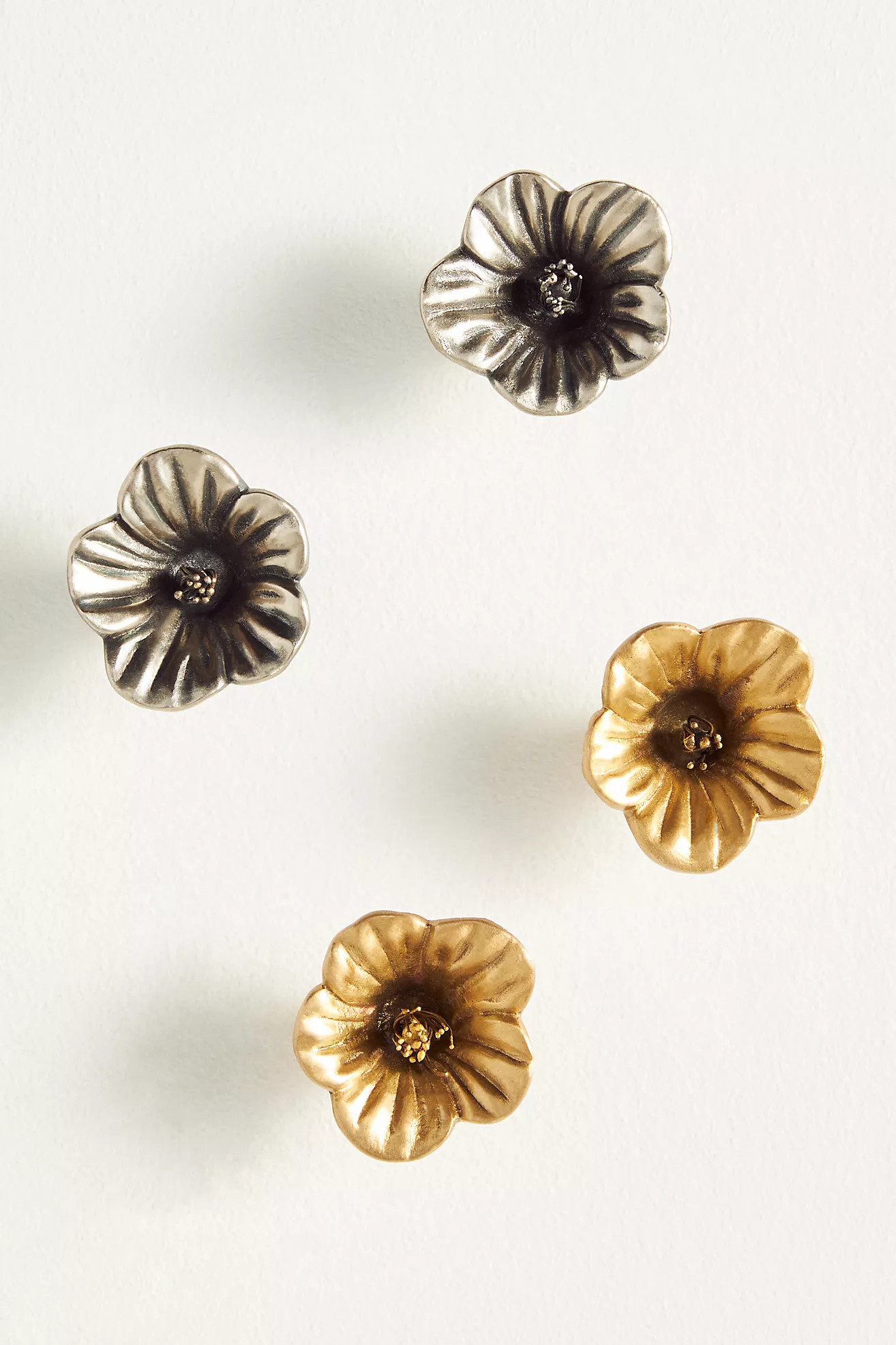 Hibiscus Knobs, Set of 2 | Anthropologie (US)