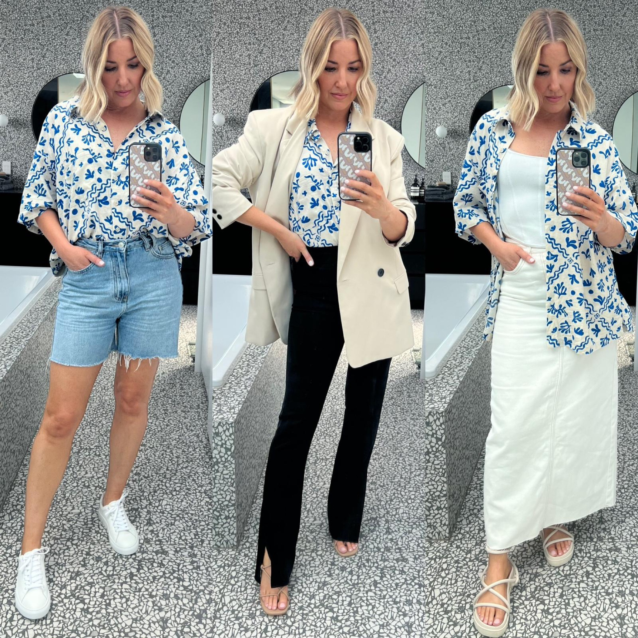 One shirt three ways 💙

#LTKaustralia #LTKstyletip