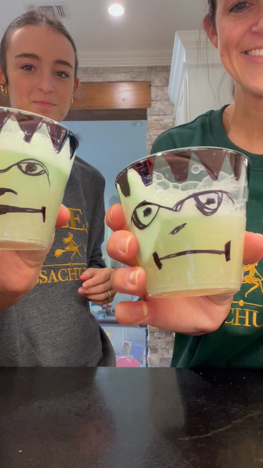 Frankenstein Drinks 
Halloween 
Spooky Day 

#LTKSeasonal #LTKFamily #LTKHalloween