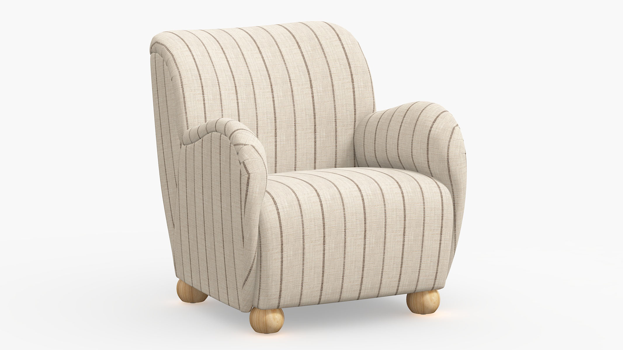 Bun Foot Accent Chair | The Inside