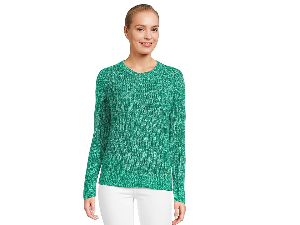 Lilly Pulitzer Belgrave Sweater Women's Sweater Kitts Green Marl : XL, Cotton | Zappos