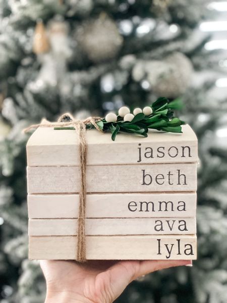 One of my favorite small shops is having an awesome sale on their personalized book stacks with code shopsmall  code works for their entire site!  Makes such a great gift idea!!  

#LTKsalealert #LTKhome #LTKGiftGuide