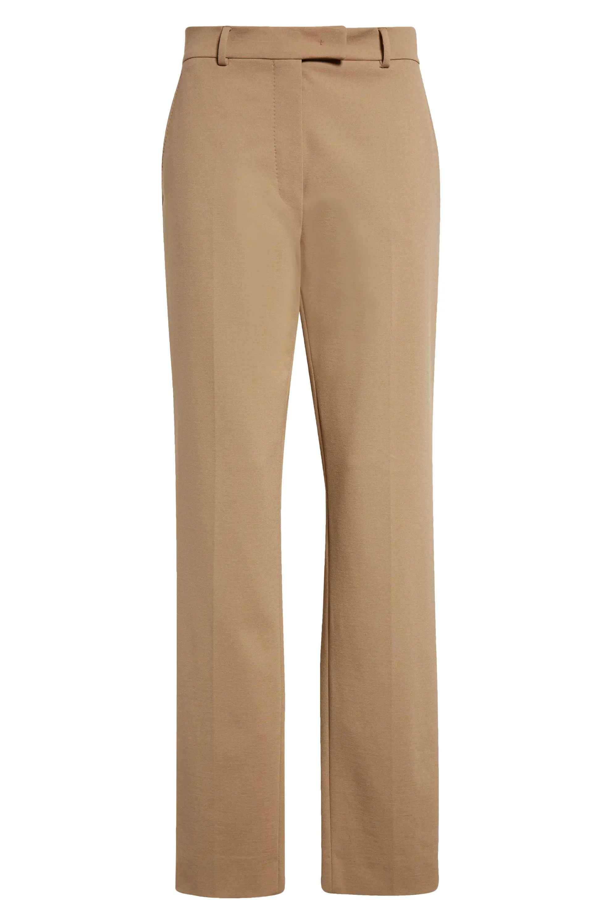Max Mara Studio Ananas Stretch Jersey Ankle Trousers | Nordstrom | Nordstrom