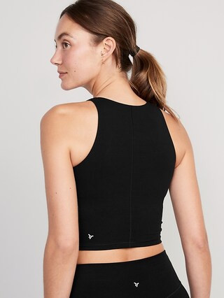 Light Support PowerChill Longline Sports Bra for Women | Old Navy (US)
