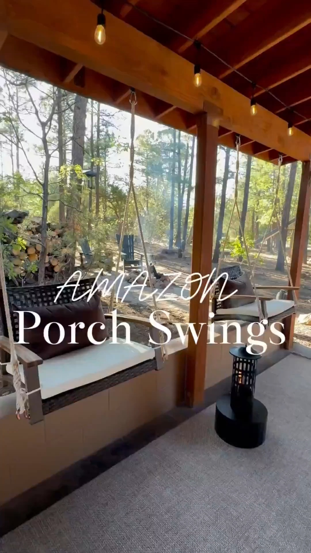 There’s nothing better than relaxing on these Amazon porch swings! 
 
They’ve been our favorite spot for family time, morning coffee, and peaceful evenings. 

Simple upgrades like this make home feel even more special. 

#amazonfinds #porchswings #outdoorfinds #interiordesign #outdoordecor #founditonamazon #patiofinds #patiohomefinds


#summerthompsonstyle


#LTKmomlife #LTKHome #LTKdayinmylife