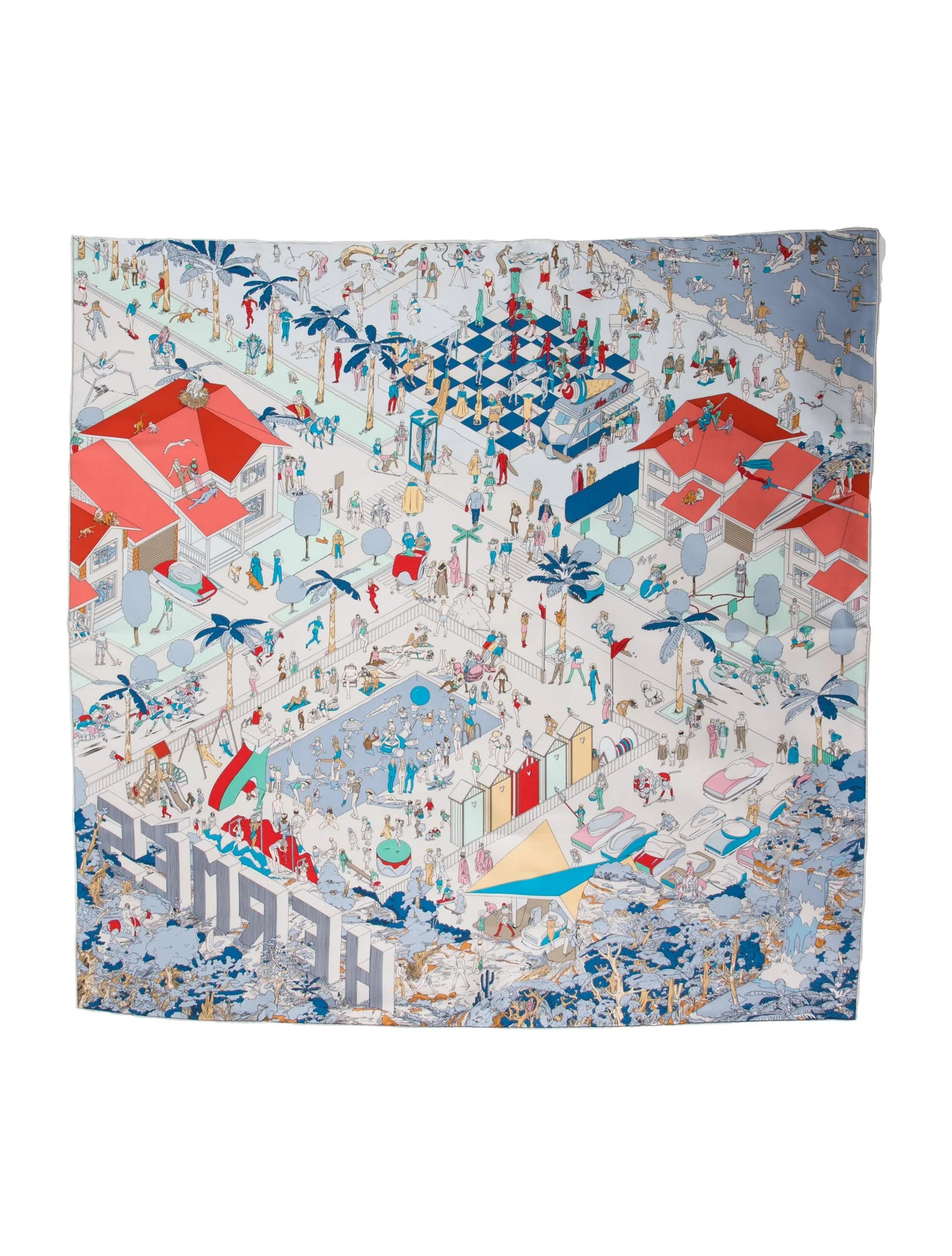 on The Beach Silk Scarf | The RealReal