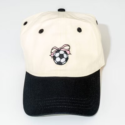 Soccer Bow Hat - Frasier Sterling Cream/Black | Target