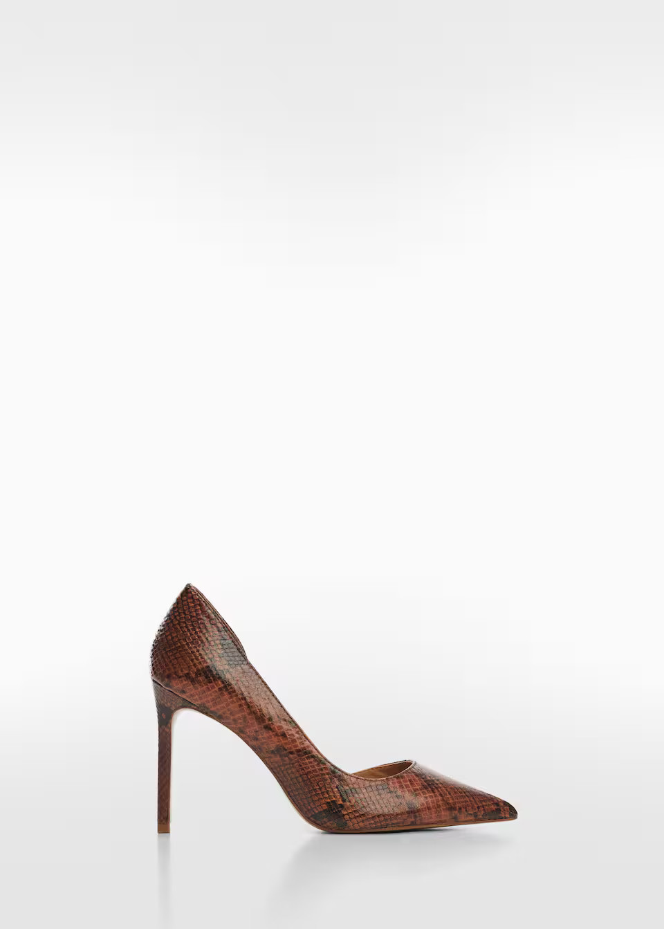 Animal print effect heel shoe | MANGO (UK)