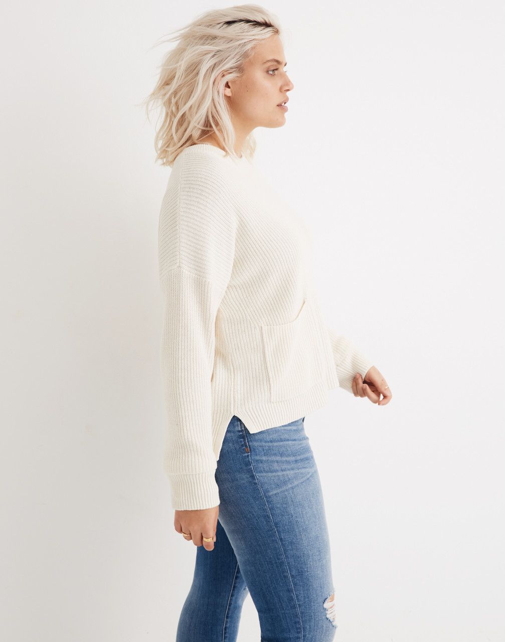 Patch Pocket Pullover Sweater | Madewell