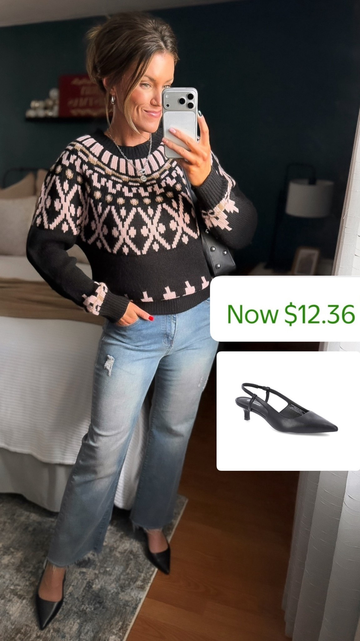 Comfy, low heels now clearance priced. Available in other colors  

#LTKSeasonal #LTKHoliday