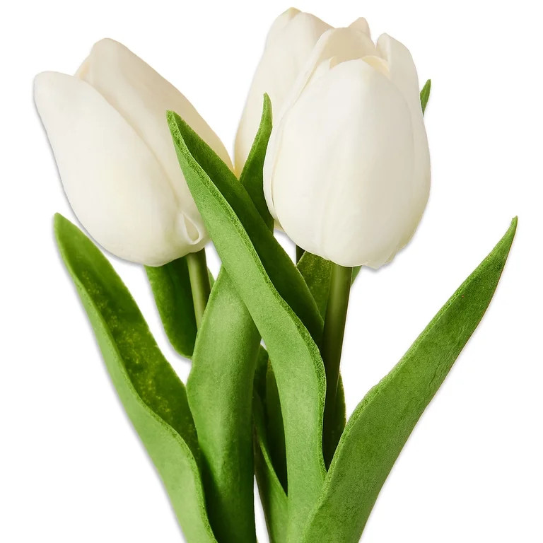 Artificial Tulip Bundle, Cream, 11", Easter by Way To Celebrate | Walmart (US)
