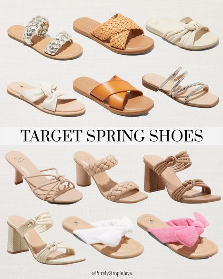 ⭐️ NEW SANDALS FOR SPRING AND SUMMER AT TARGET 

Spring sandals / Target new arrivals / new shoes / Spring shoes / Summer shoes / Target sandals / Target heels / Spring fashion 

#LTKunder50 #LTKshoecrush #LTKSeasonal