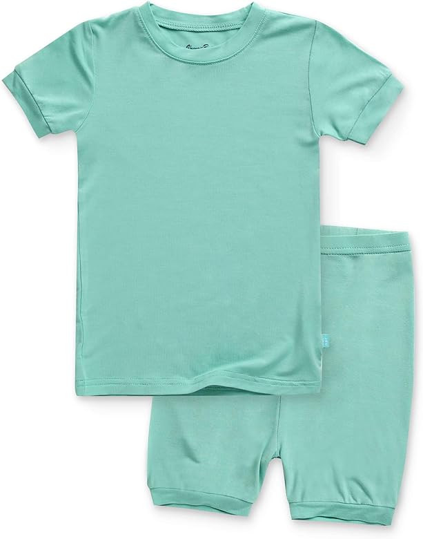 VAENAIT BABY Toddler Kids Girls Boys Sleepwear Pajamas Short Soft Shirring Cool Summer Viscose Pj... | Amazon (US)