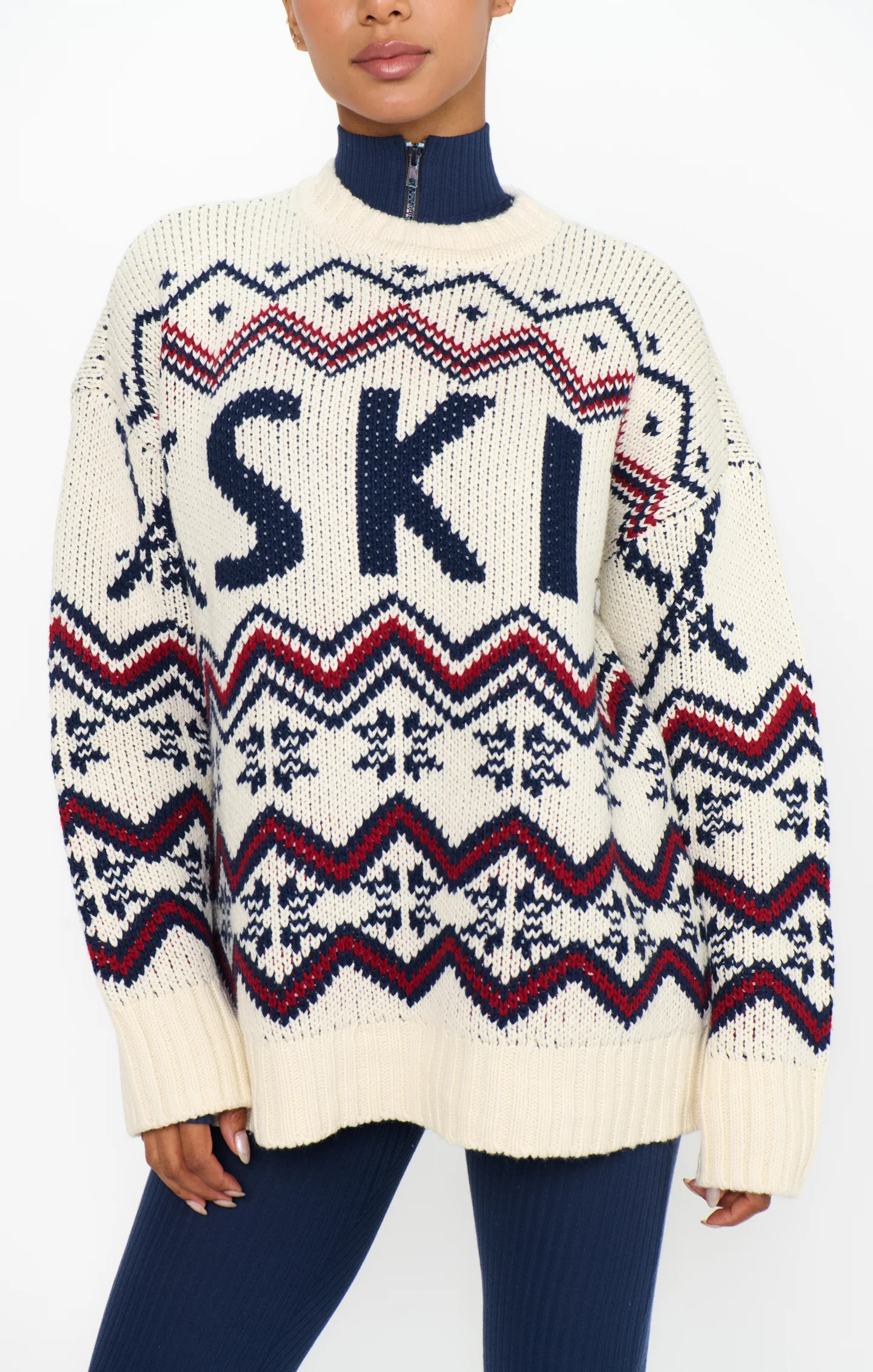Ski in Sweater ~ Cream Ski Knit | Show Me Your Mumu