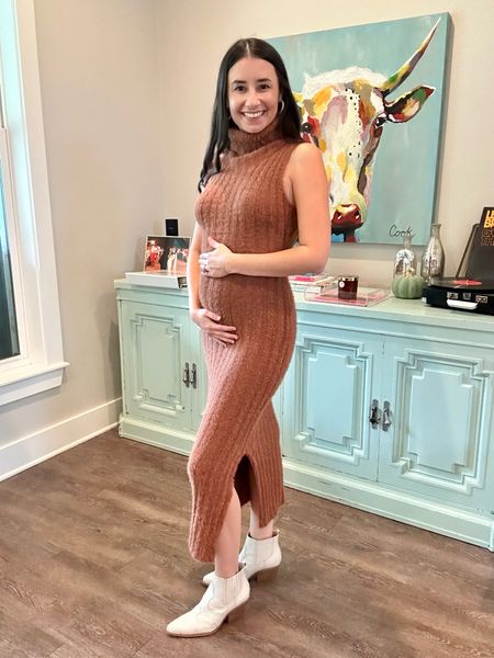 Pink Blush Maternity is currently up to 50% off site-wide with code: BLACKFRIDAY. Wearing a small in this dress and am 16 weeks pregnant! 

#LTKbump #LTKsalealert #LTKCyberWeek
