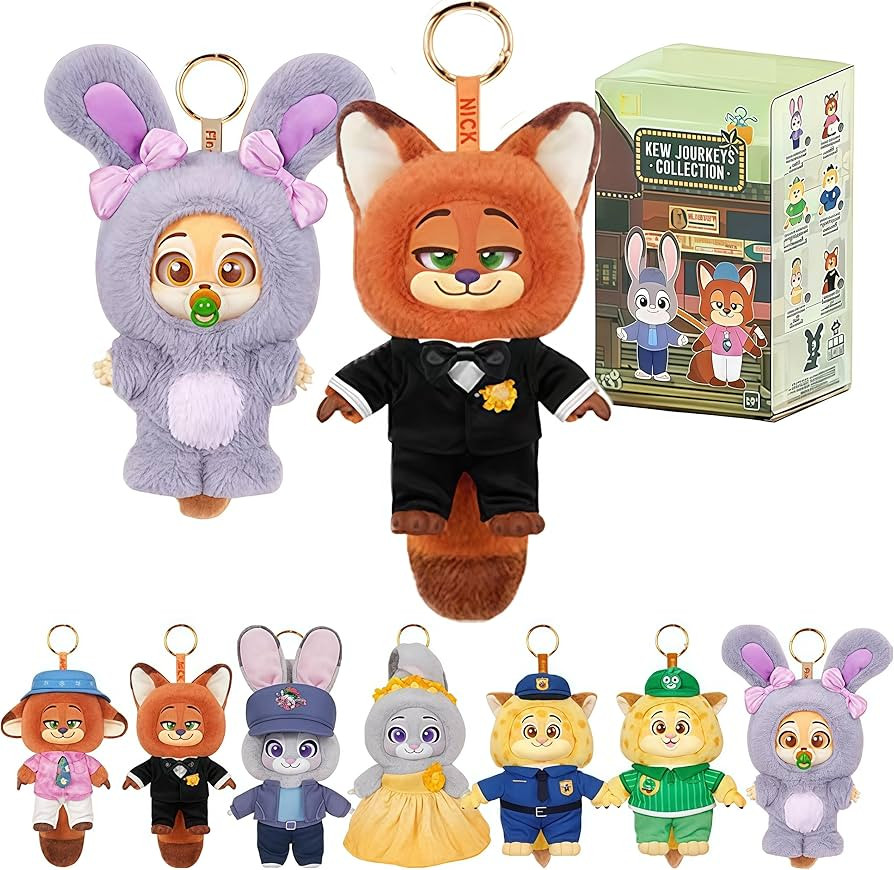 MINISO Zootopia New City Tour Series Blind Box - Nick & Judy Movie Merchandise 1pcrandom | Amazon (US)