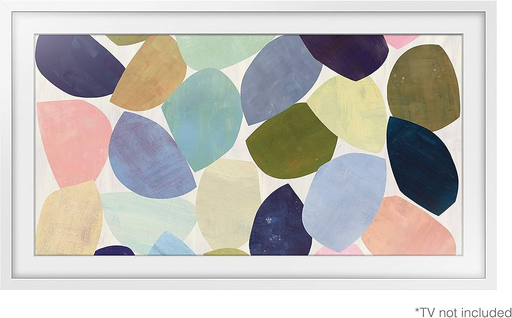 SAMSUNG 32-inch Class The Frame Customizable Bezel - White (SCFT32WT/ZA, 2020 Model) | Amazon (US)