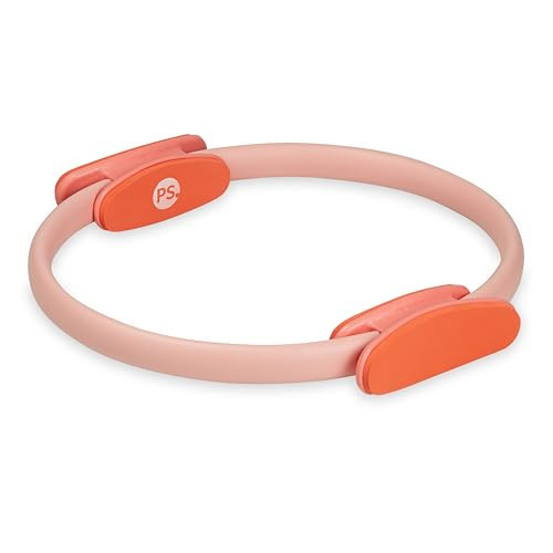 POPSUGAR Pilates Ring (15" Rose Pink/Berry, 1 lb), Dual-Grip Magic Circle Fitness Ring for Added Resistance, Tone, Sculpt & Strengthen Muscles, Pilates Ring Circle for Stretching & Home Gym Exercise | Amazon (US)