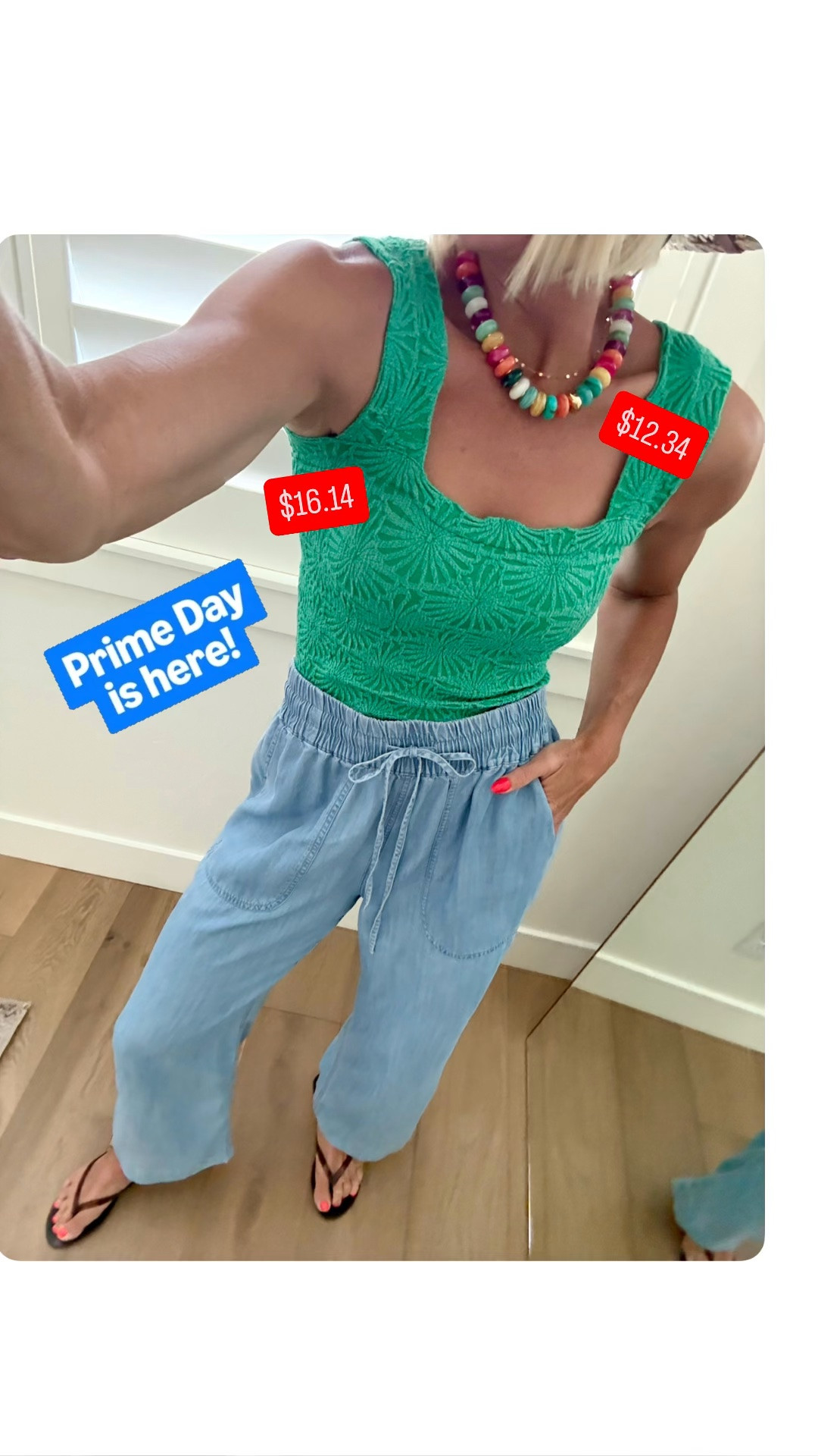Prime day Deal favorites! 
Loving all the anthro inspired beaded necklaces and look for less free people tanks!

#LTKmomlife #LTKOver40 #LTKSaleAlert