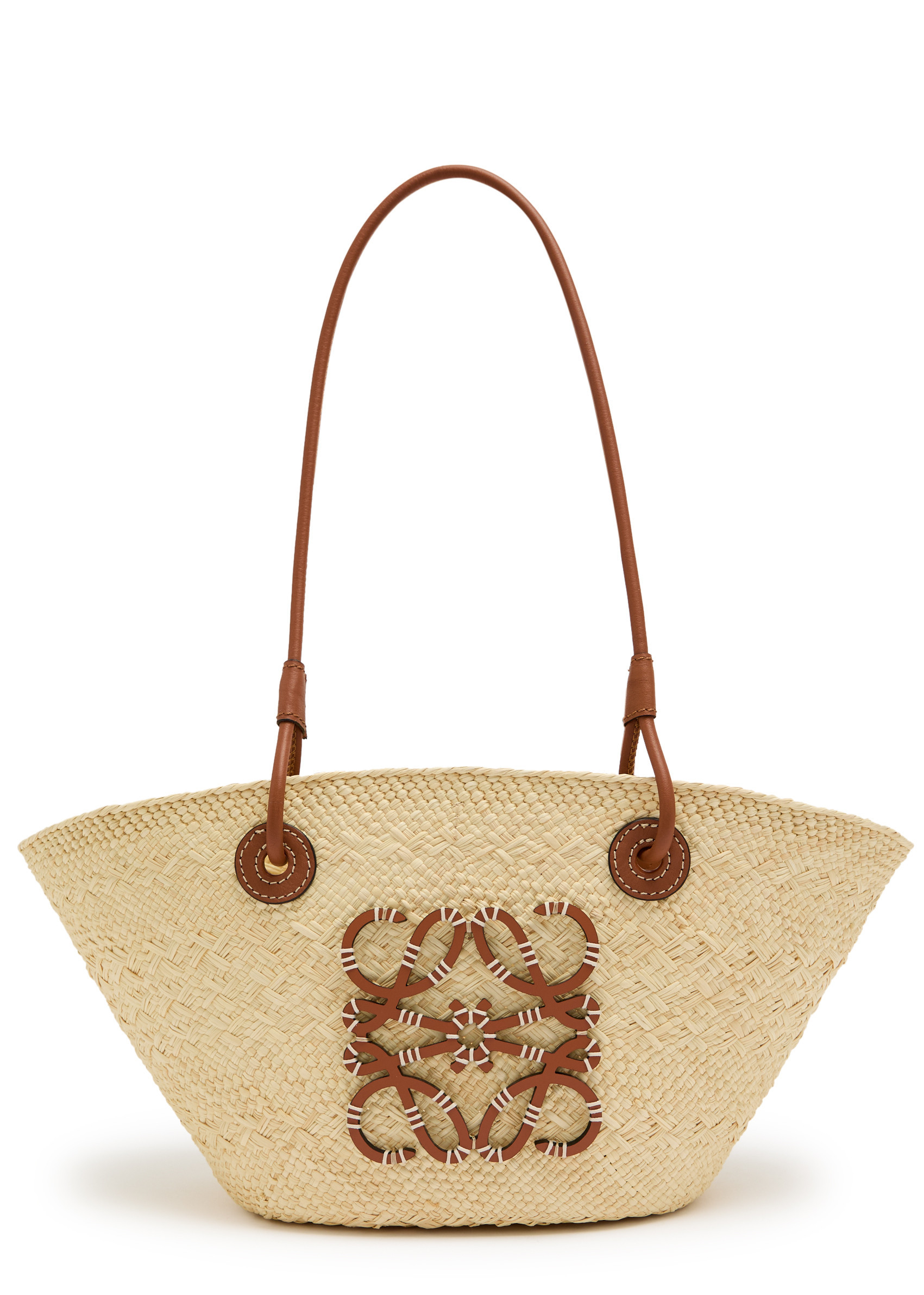 Anagram small raffia basket bag | Harvey Nichols