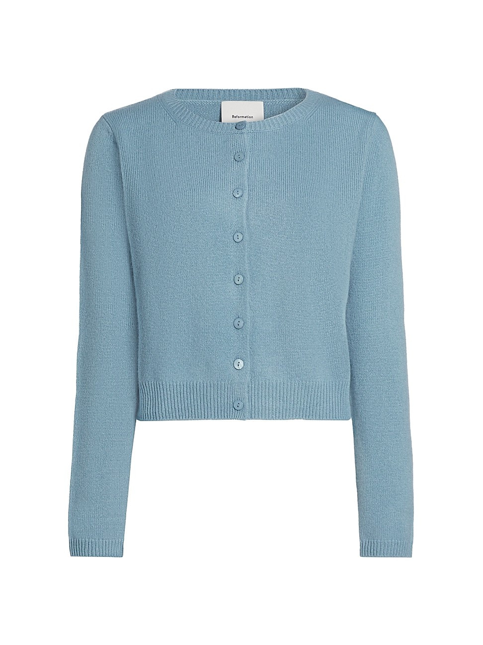 Women's Clara Cashmere Crewneck Cardigan - Bluebell - Size XS | Saks Fifth Avenue