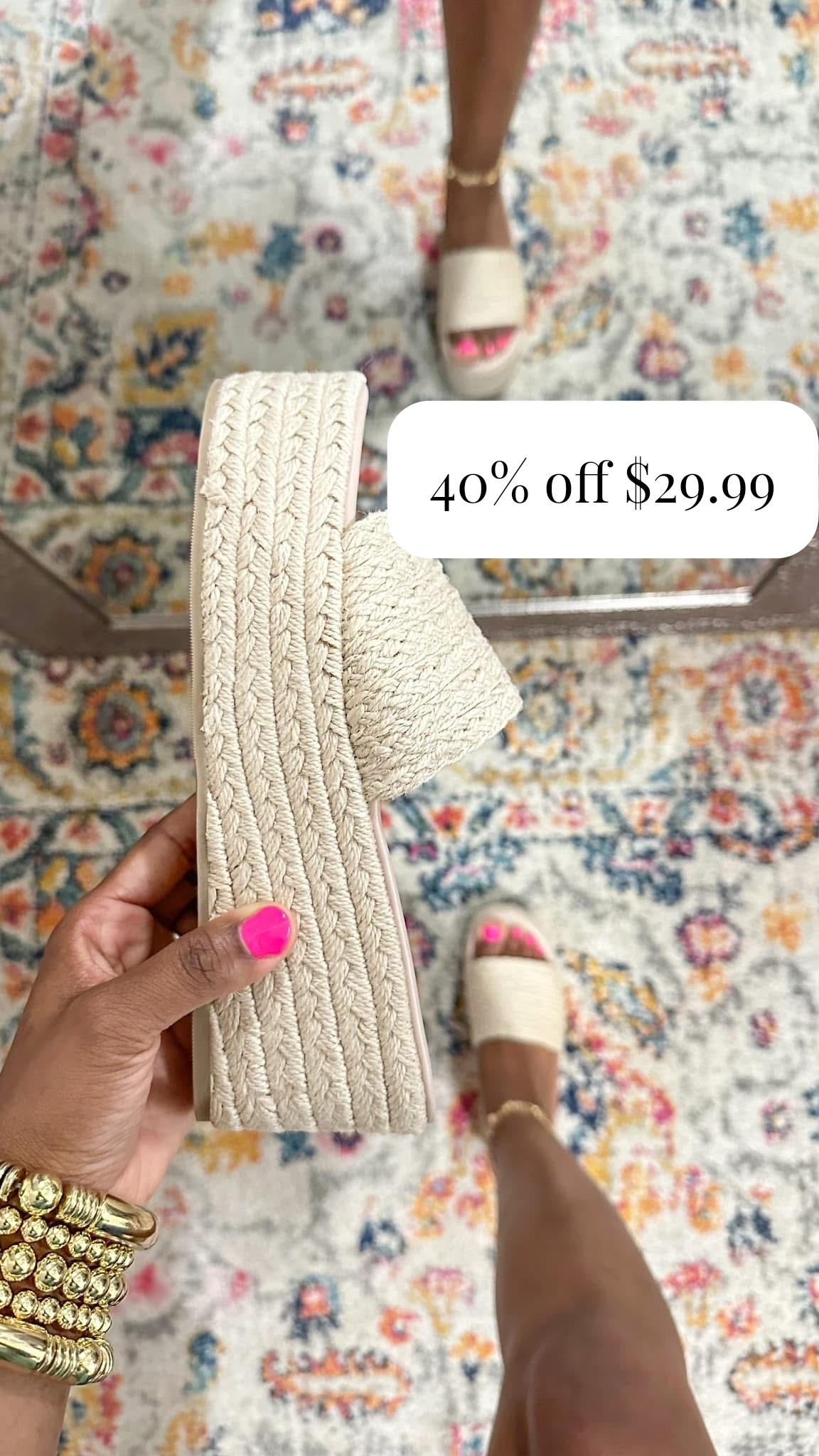 My go-to platform sandals are 40% off for the Amazon Prime Day Deals sale. I went with my normal size and they are comfortable to walk in. I can do all my momma duties with no worries.

#LTKootd #LTKSaleAlert