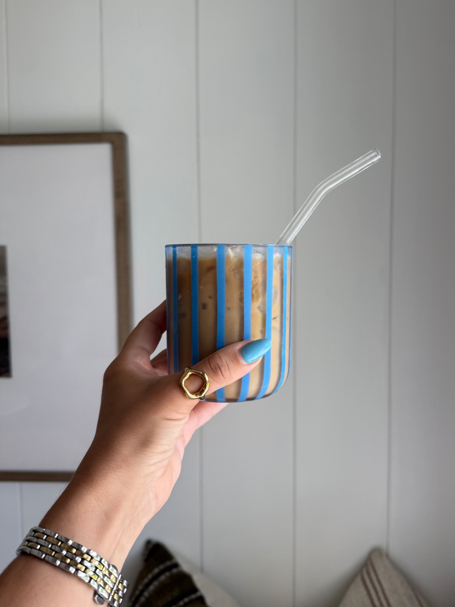 Bold iced coffee cup for summer!!!! 🩵

#LTKHome