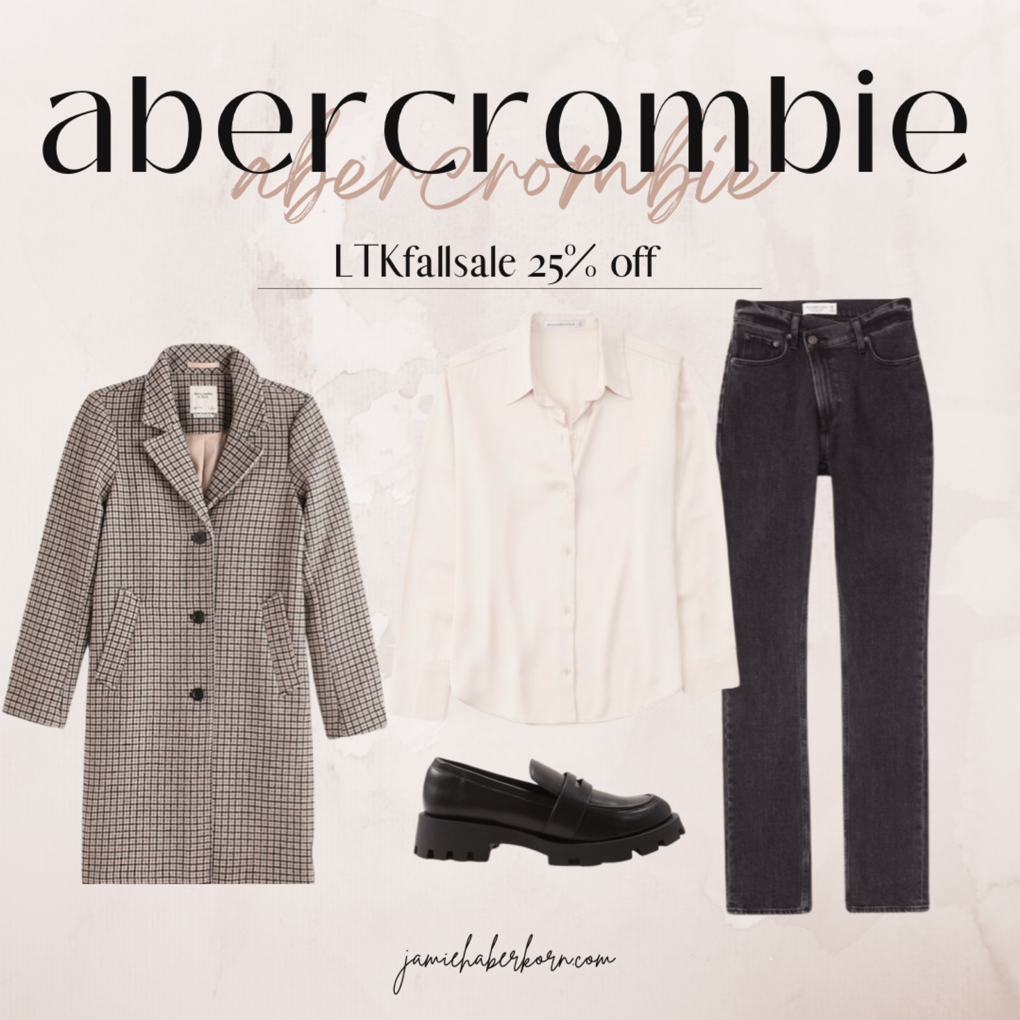 Abercrombie 25% off - LTKsale
Sale September 18-20 - favorite items you love to shop when sale is live!

#abercrombie #abercrombiesale #fallsale #ltksale #fallstyle #coat #denim #silksatinshirt #loafers #falloutfit 

#LTKstyletip #LTKSale #LTKsalealert