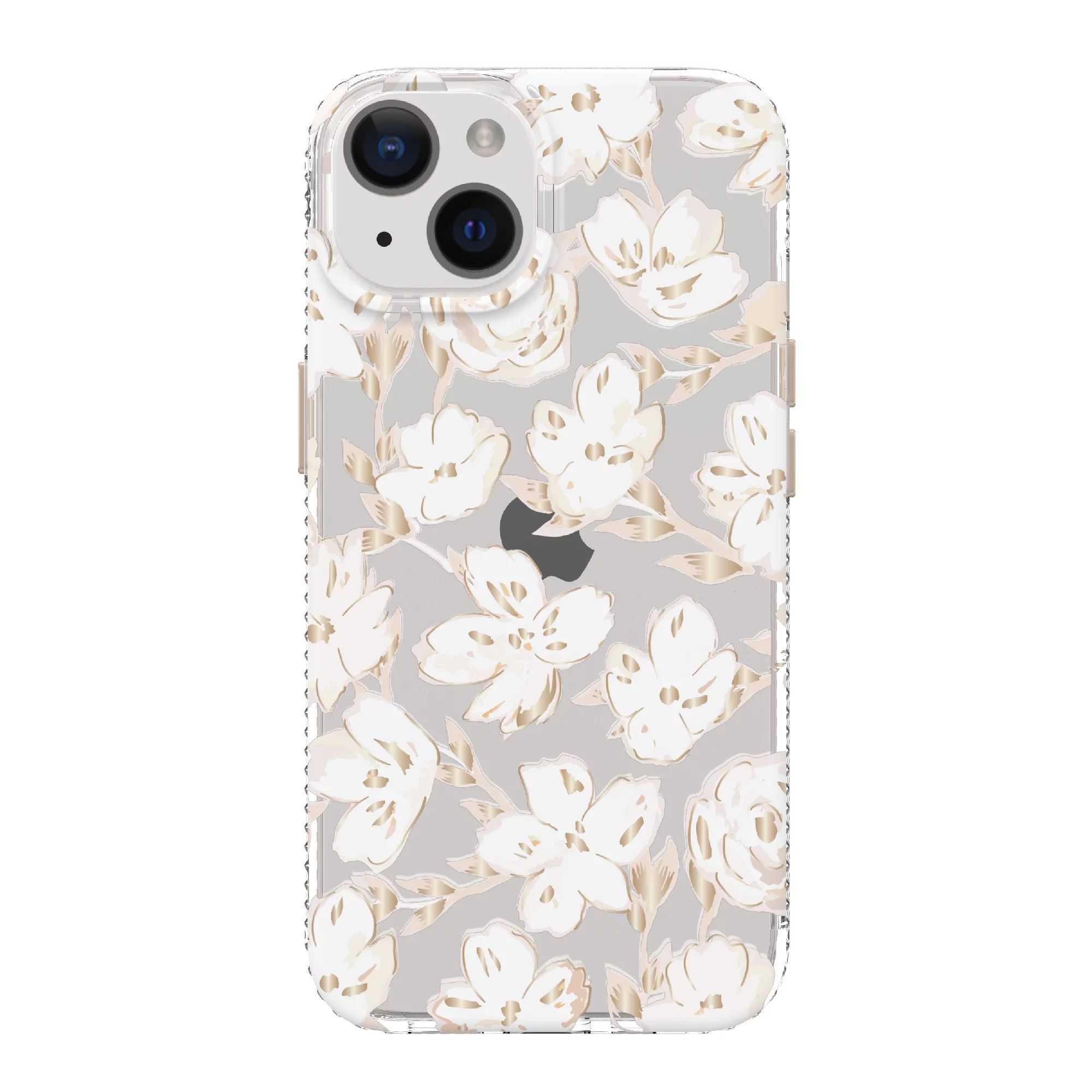 onn. White Whisp Floral Phone Case for iPhone 14 / iPhone 13 | Walmart (US)