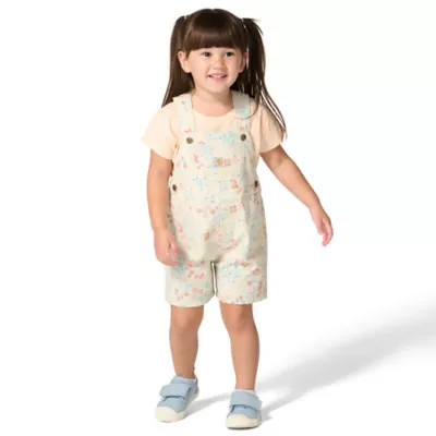 Carhartt Toddler Girl Short Sleeve Tee and Canvas Shortall 2 pc. Set | Tractor Supply