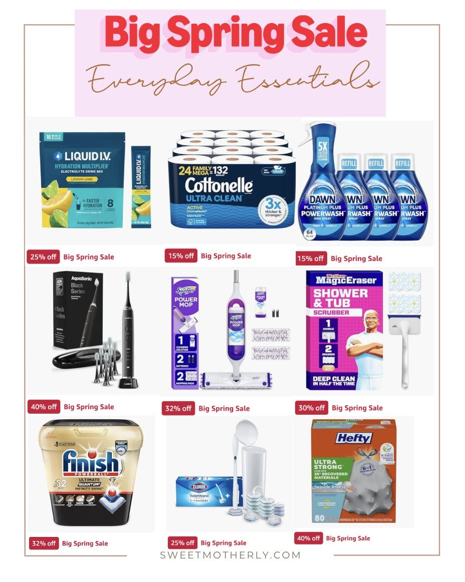 Amazon big spring sale everyday essentials

best home deals today
home essentials on sale
kitchen gadgets discounted finds
home decor budget friendly picks
cleaning supplies deals and steals
storage solutions on sale
appliance deals for home upgrades
everyday home must haves deals
affordable home finds trending

#LTKSeasonal #LTKSaleAlert