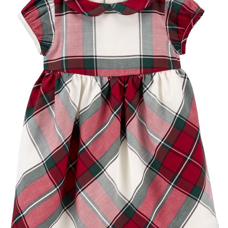 Baby Plaid Collared Dress | Carter's