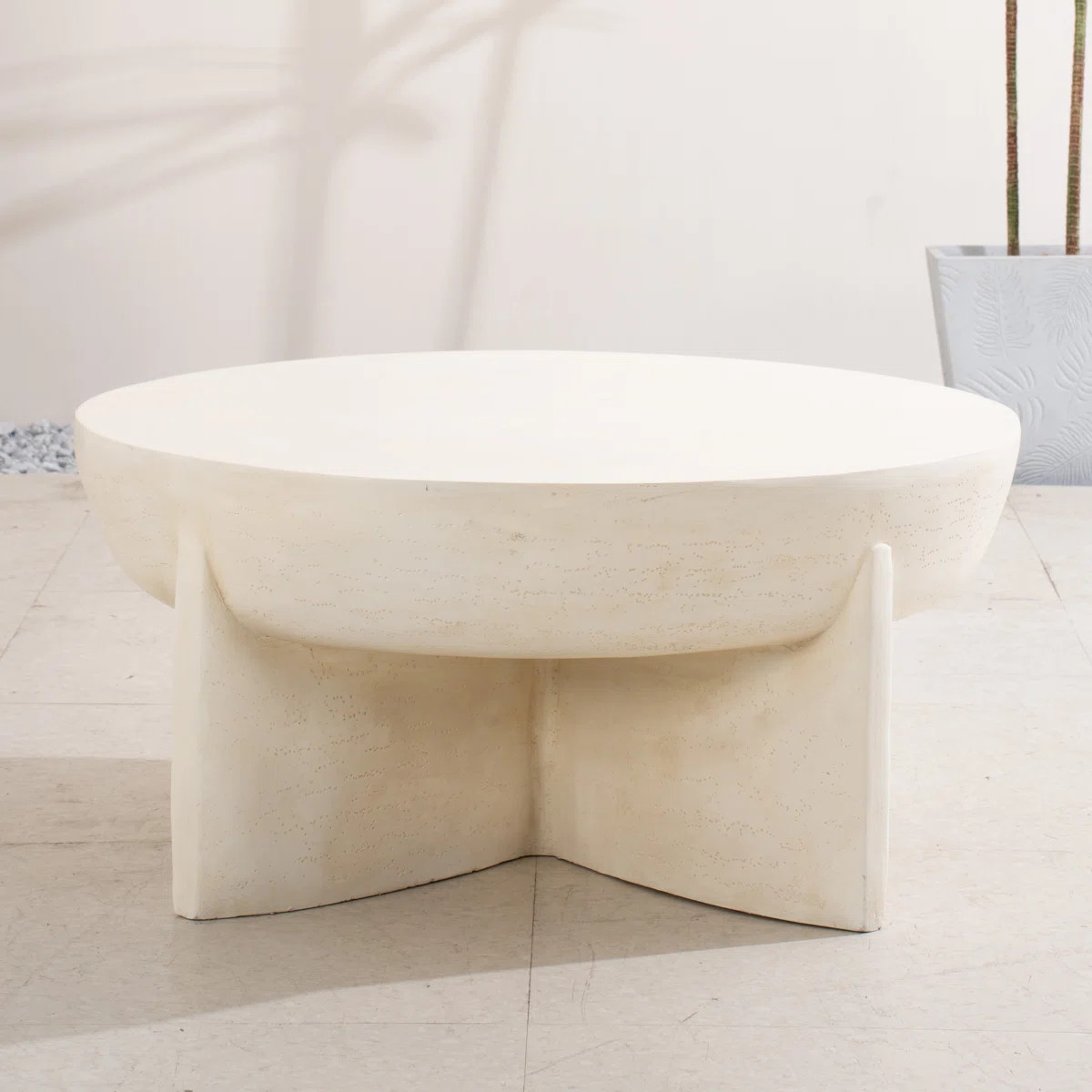 Round Outdoor Coffee Table | Wayfair North America