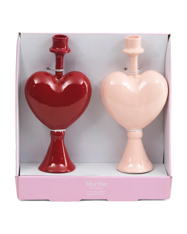2pk Heart Candleholders | TJ Maxx