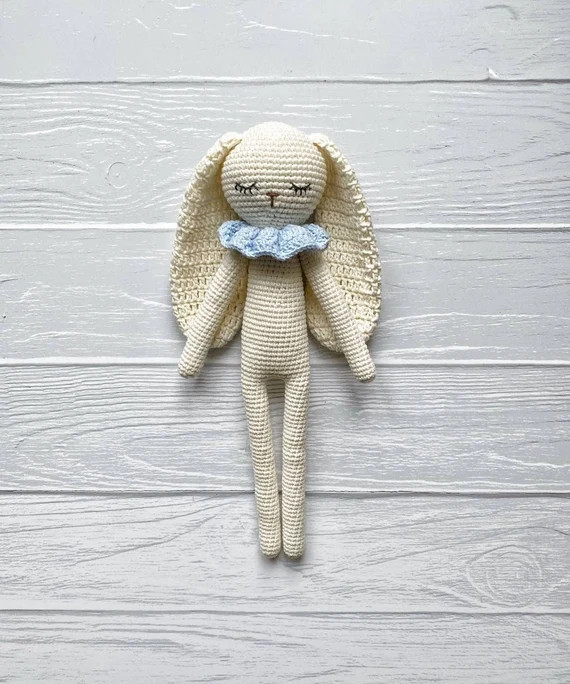 Organic Baby Toys Handmade Toy Stuffed Bunny Plush Bunny | Etsy | Etsy (US)