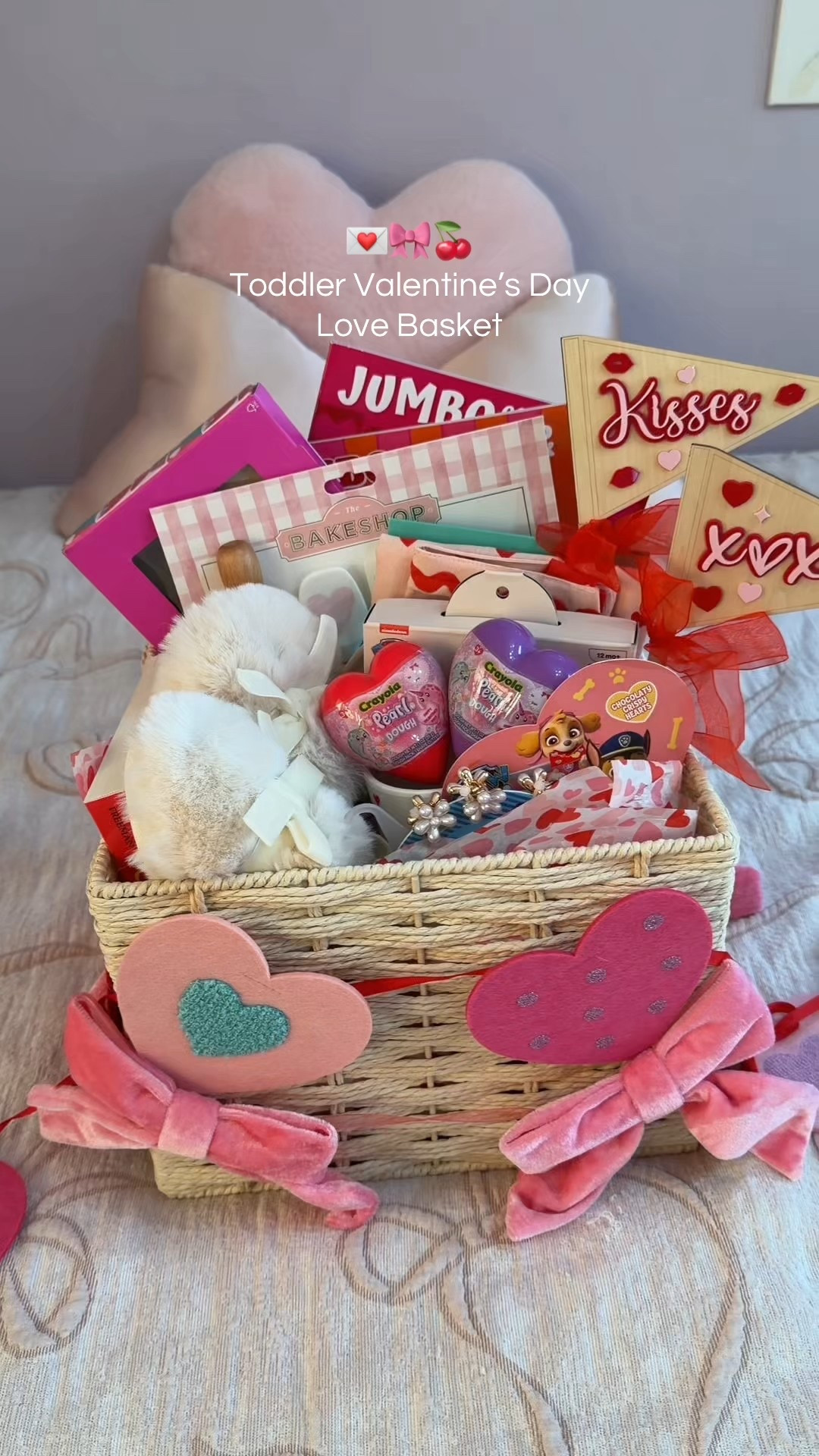 Toddler girl Valentine’s Day love basket gift 💝 

#LTKKids #LTKSeasonal #LTKmomlife