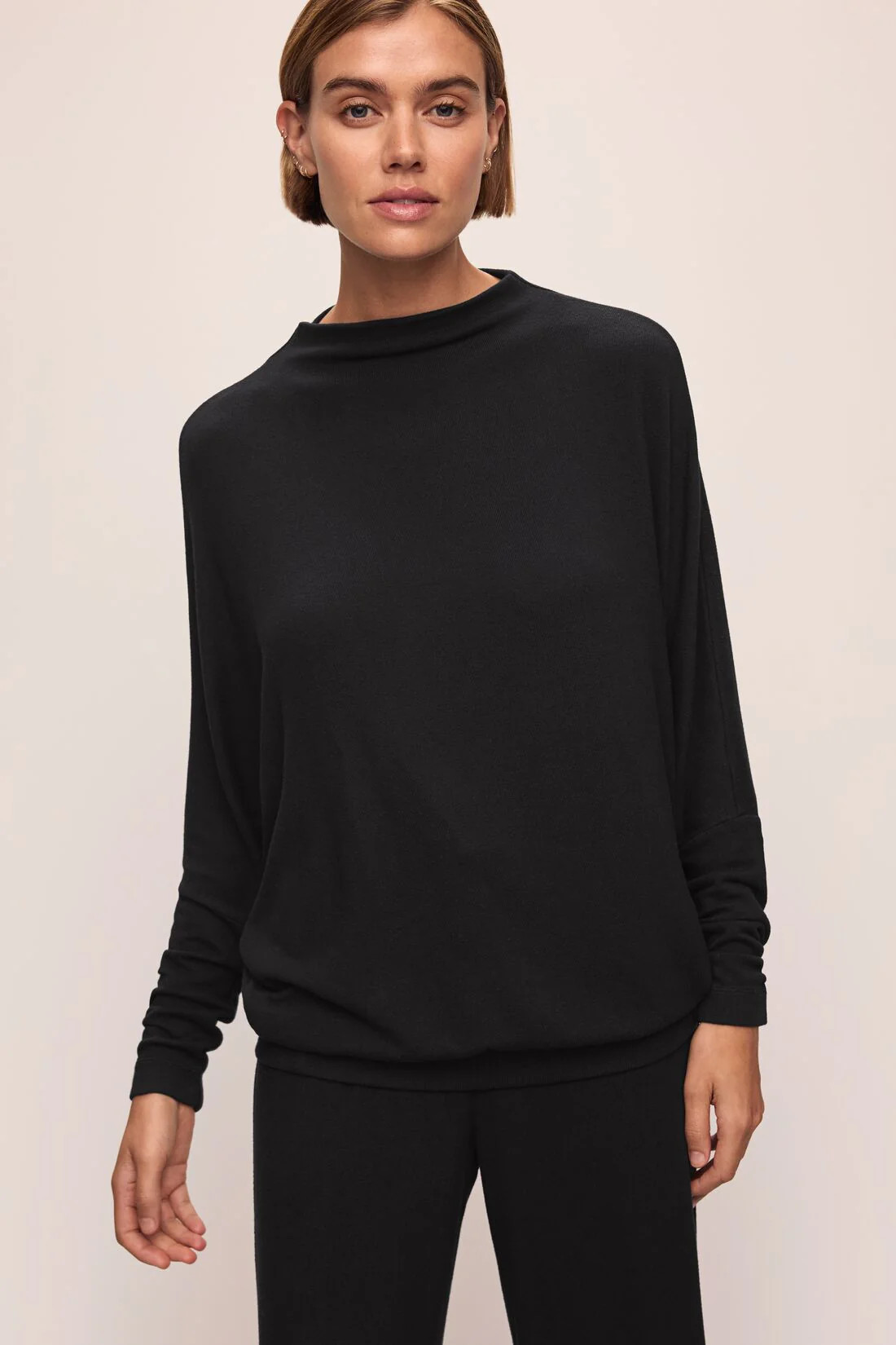 Cozy Time Mock Neck Pullover | Eberjey
