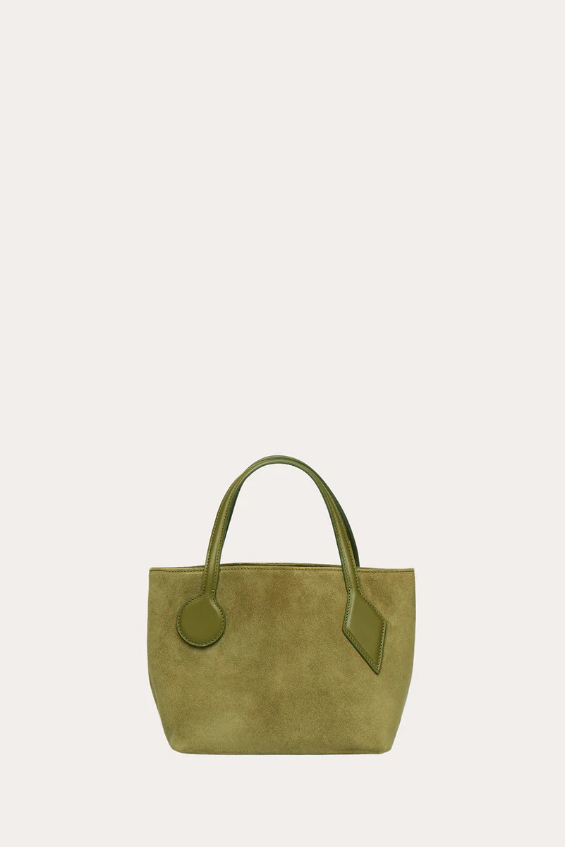 Sprout Tote Micro Herb Suede | LITTLE LIFFNER