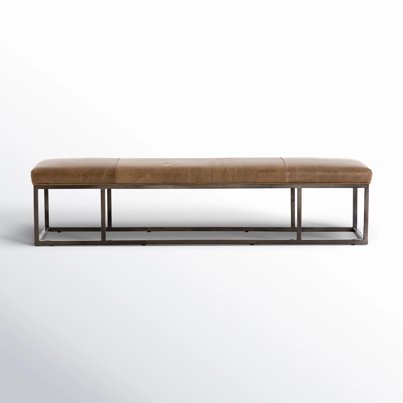 Roux Genuine Leather Upholstered Bench | Wayfair North America