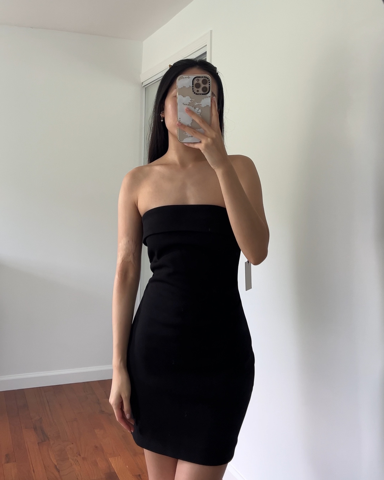 Aritzia clientele sale try on haul
Babaton eyecatcher mini dress in black
Wearing size XS 
lined strapless dress for a slim fitt

#LTKTravel #LTKSummerSales #LTKParties