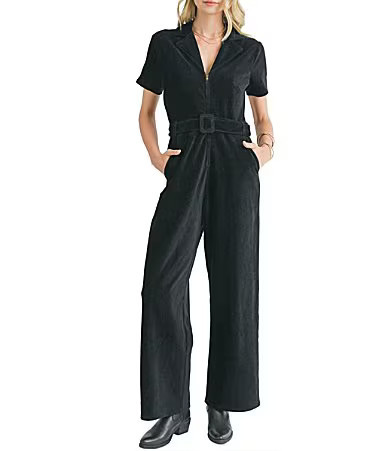 Sadie Sage Morrison Corduroy Jumpsuit - XS | Dillard's