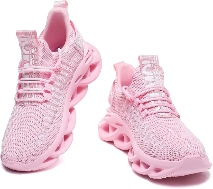GSLMOLN Womens Walking Shoes Mesh Non Slip Gym Sports Lightweight Casual Fashion Sneakers | Amazon (US)