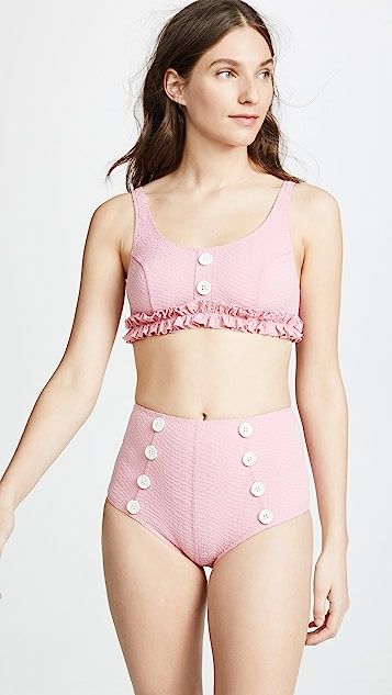 Colby Ruffle High Waist Bikini Set | Shopbop