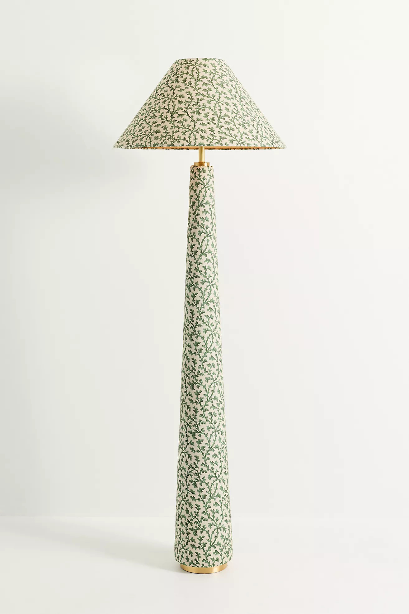 Lulu Printed Fabric Upholstered Empire Floor Lamp | Anthropologie (US)